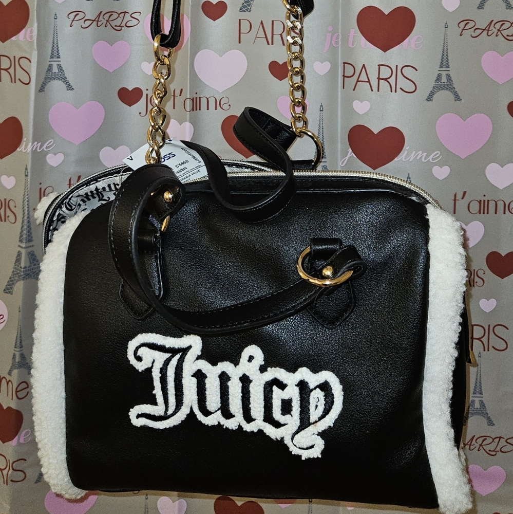 Juicy Couture Licorice Shear Genius Satchel